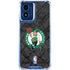 NBA Boston Celtics Dark Rust Moto G 5G (2024) Clear Case